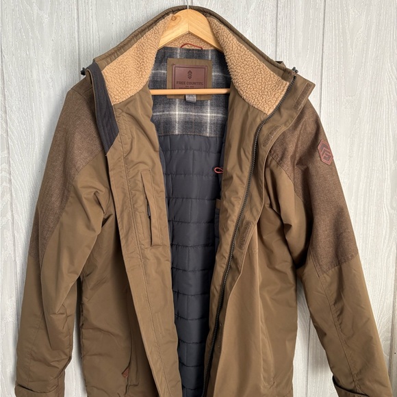 Free Country Men's Tan Performance Jacket Size M - Picture 1 of 11